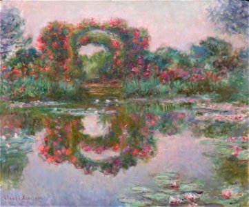 Monet - Blühende Rundbögen in Giverny