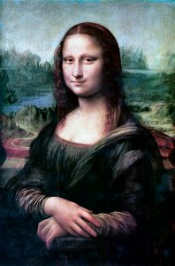 Mona Lisa-LF-restoration. Free illustration for personal and commercial use.