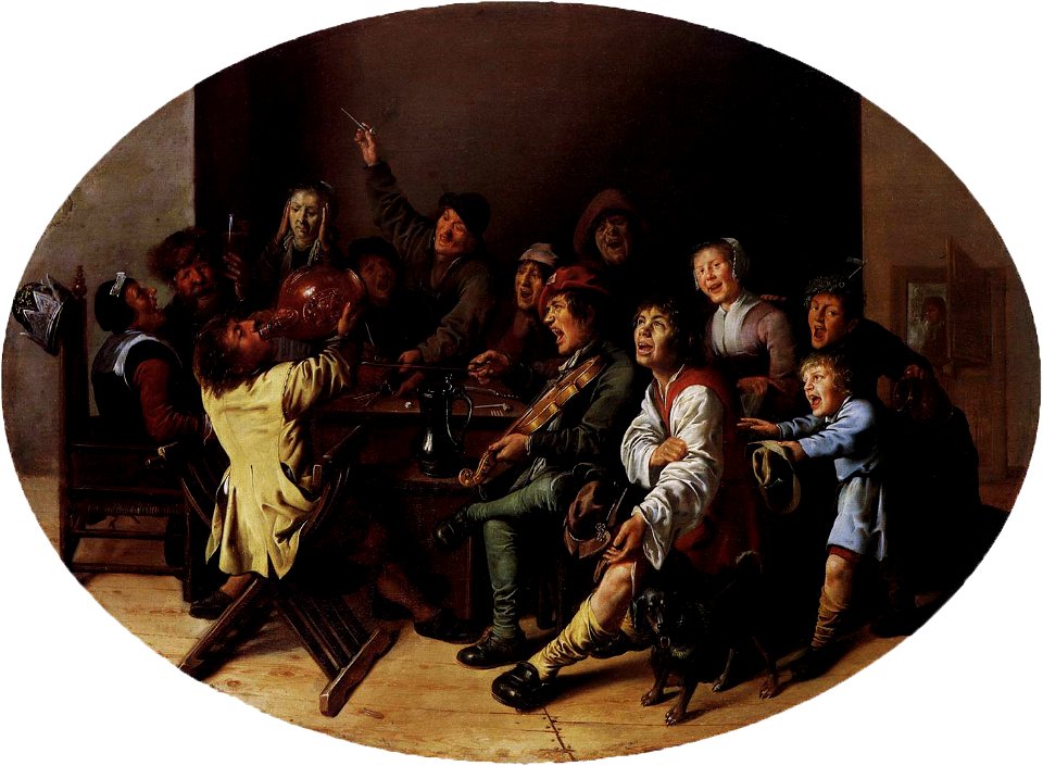 Molenaer, Jan Miense - The King Drinks