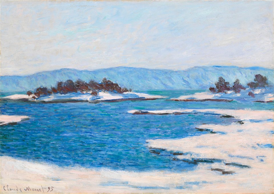 Monet banks fjord christiania 1895