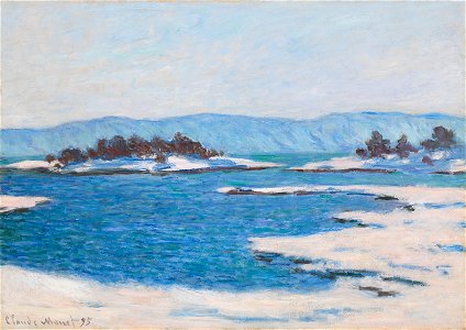 Monet banks fjord christiania 1895