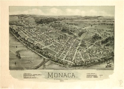 Monaca, Pennsylvania 1900. LOC 73693110