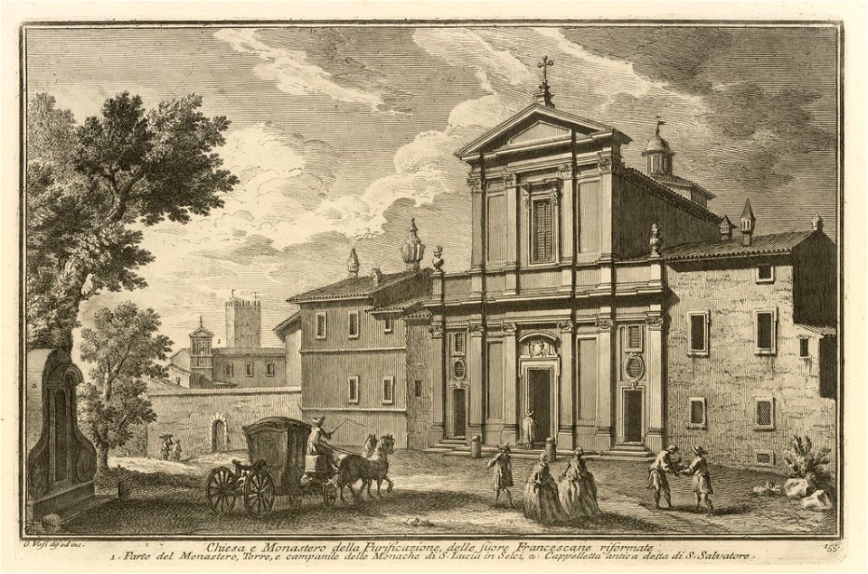 Monastero della Purificazione - Plate 155 - Giuseppe Vasi