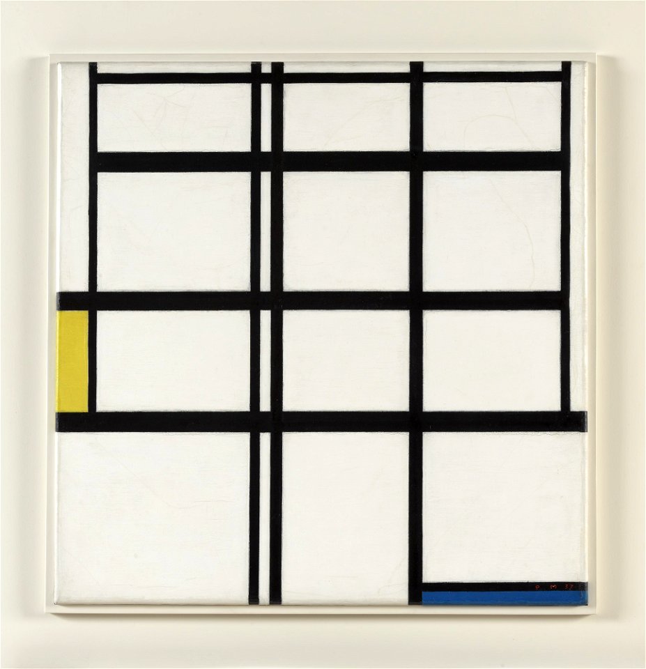 Mondrian - Composition in Yellow, Blue, and White, I, 1937