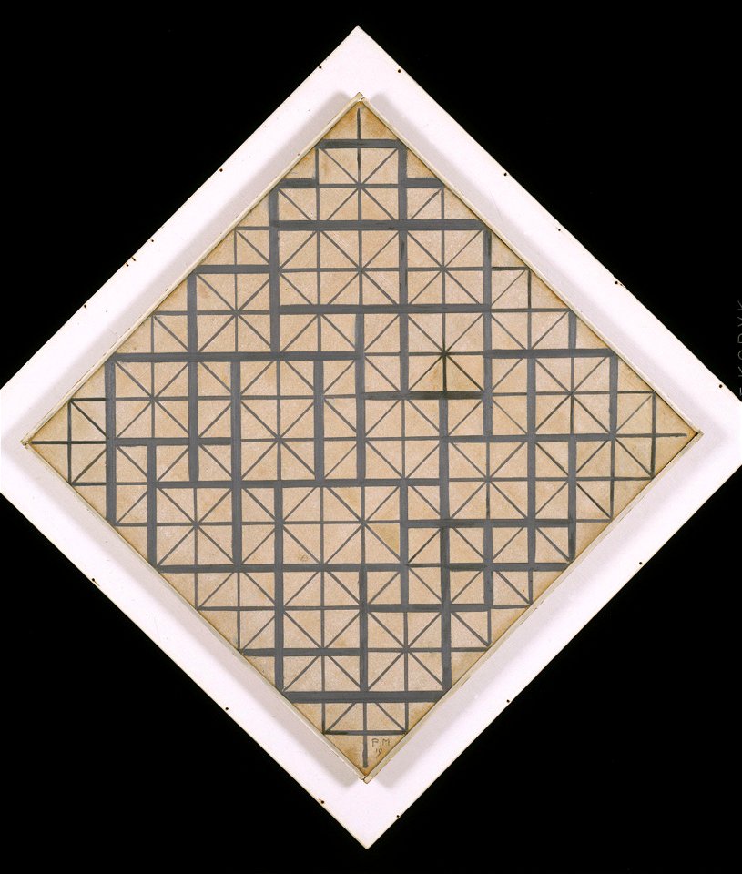Mondrian - Composition in Black and Gray, 1919