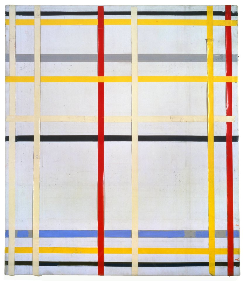 Mondrian - New York City 2 (unfinished, formerly New York City III), 1941