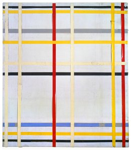 Mondrian - New York City 2 (unfinished, formerly New York City III), 1941