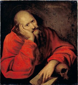 Monogrammist I.C. - St Jerome - Google Art Project. Free illustration for personal and commercial use.