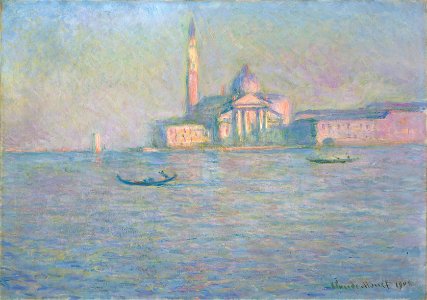 Monet, Claude - The Church of San Giorgio Maggiore, Venice - Google Art Project. Free illustration for personal and commercial use.