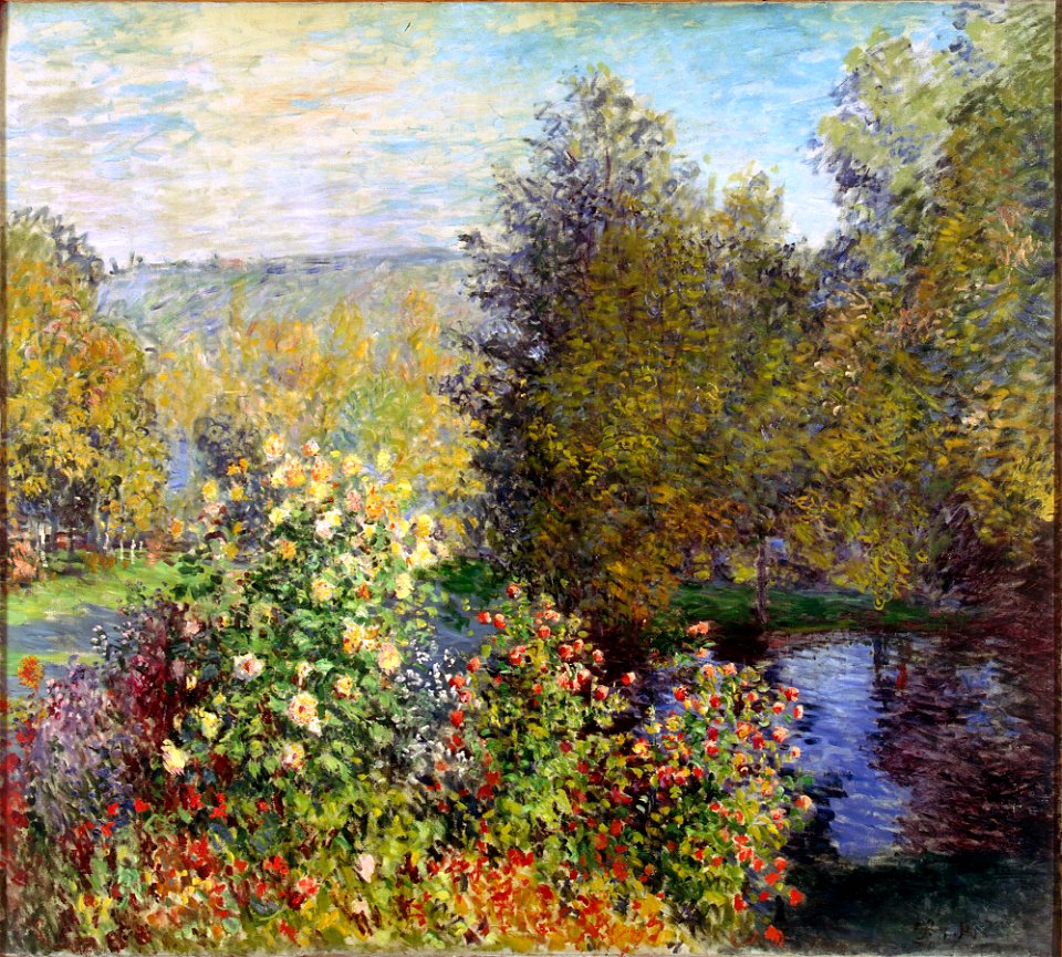 Monet - a-corner-of-the-garden-at-montgeron-1877(1)
