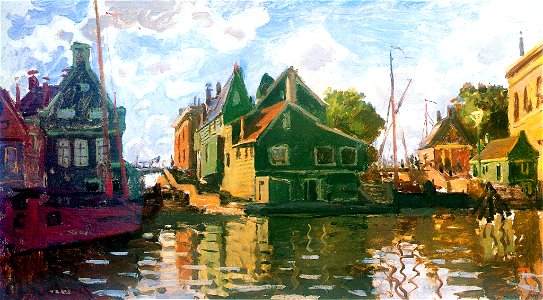 Monet 1871 Canal in Zaandam