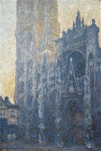 Monet - rouen-cathedral-the-portal-morning-effect