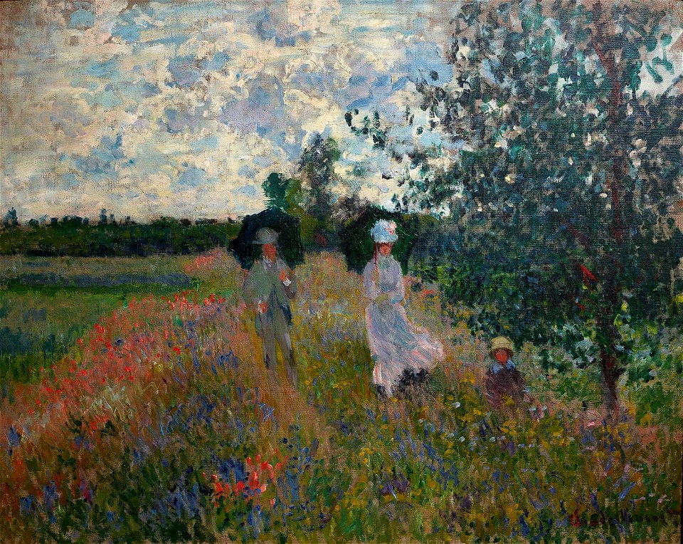 'En promenade près d'Argenteuil' by Claude Monet, 1875