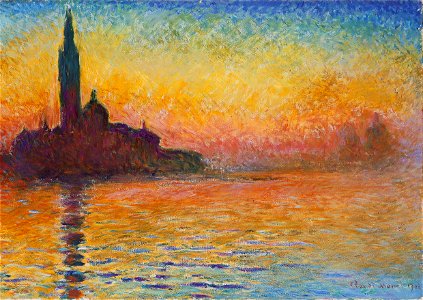 Claude Monet, Saint-Georges majeur au crépuscule