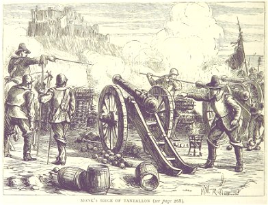 Monk's siege of Tantallon