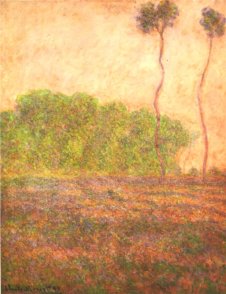 Monet - Wiese in Giverny - 1894