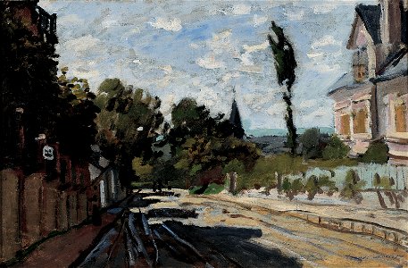 Claude Monet - Village Street, ca. 1869-71, Dixon Gallery