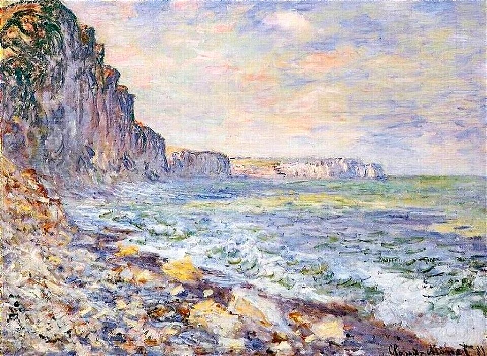 Monet w651 morning by the sea