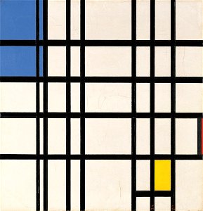 Mondrian Piet - Rhythmus aus geraden Linien, Kunstsammlung NRW 1024
