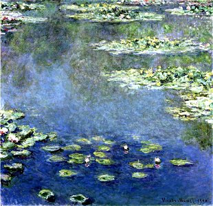 Claude Monet, Water Lilies. Free illustration for personal and commercial use.