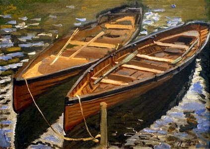 Monet barques w 137