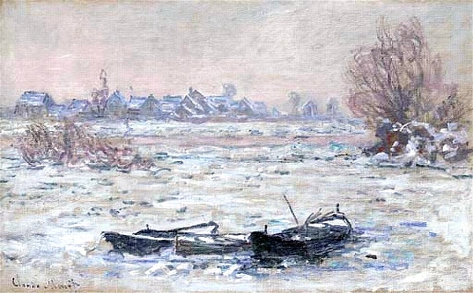 Monet w 556 les glacons lavacourt