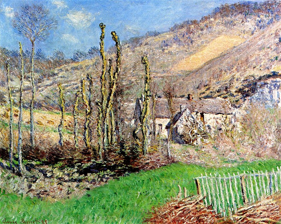 Monet, Claude - Winter Landscape at the Val de Falaise (Giverny) (1885)