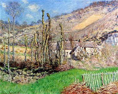 Monet, Claude - Winter Landscape at the Val de Falaise (Giverny) (1885). Free illustration for personal and commercial use.