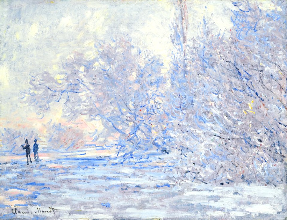 Claude Monet, Frost at Giverny