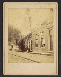 Monnickendam. De Zarken gezien naar de Grote Kerk, Afb ANWZ00500000001