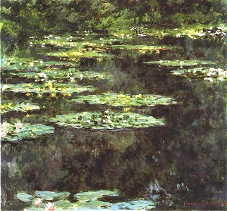 Monet - Seerosen -1904. Free illustration for personal and commercial use.