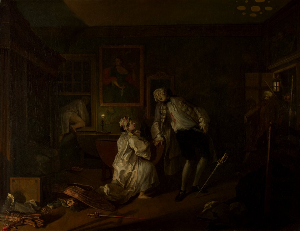 Marriage A-la-Mode 5, The Bagnio - William Hogarth
