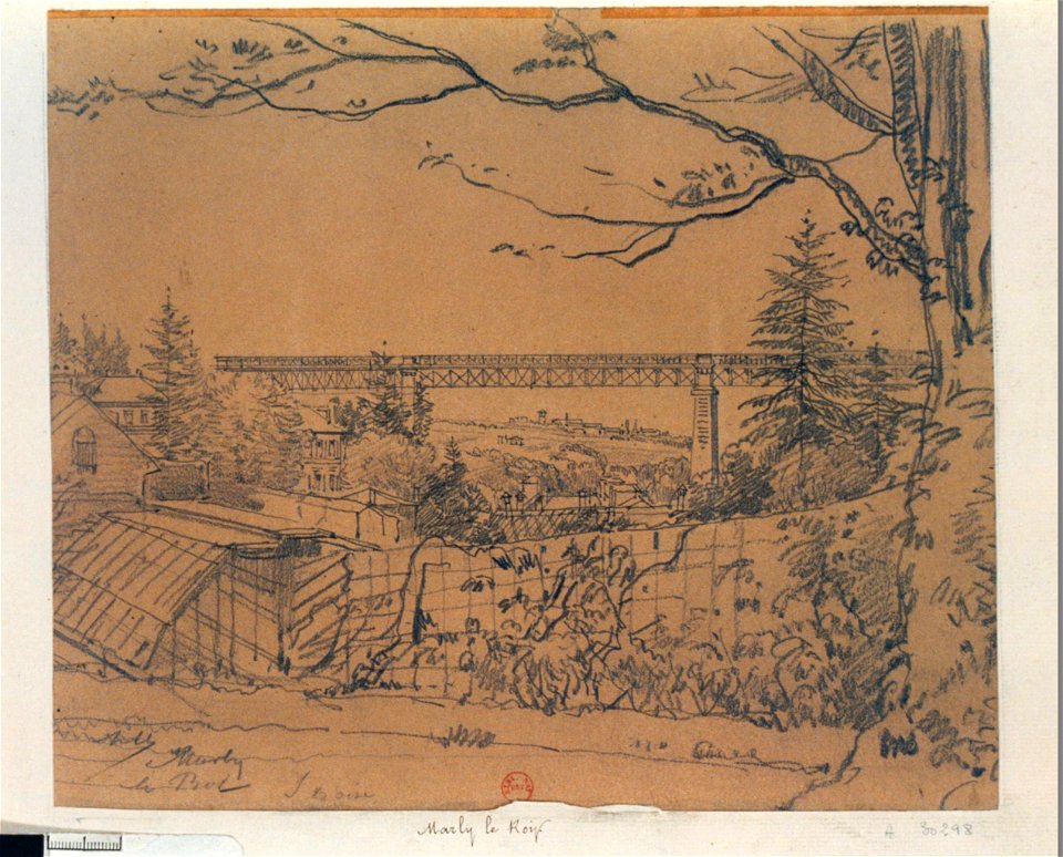 Marly-le-Roi pont dessin