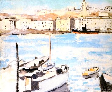 Marseille, the Old Harbor Albert Marquet (1916)