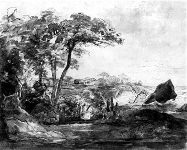 Markó, Károly - Landscape with Seashore
