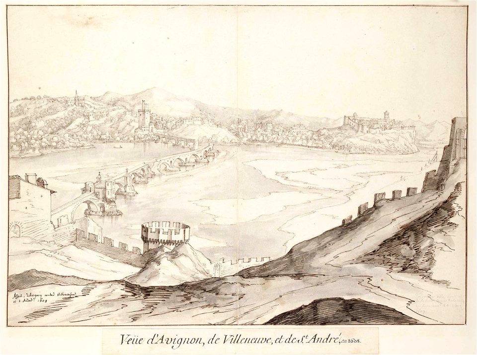 Martellage 1608 Pont Saint Benezet