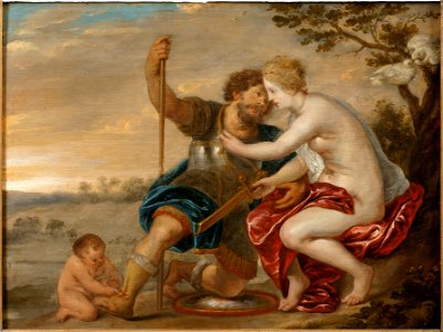 Mars, Venus and Cupid - Nationalmuseum - 17613. Free illustration for personal and commercial use.