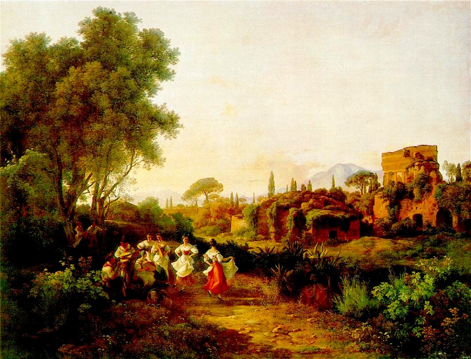 Markó, Károly - Wine Harvest (Tarantella, 1835)