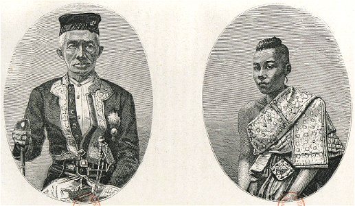 Mouhot - Voyage dans les royaumes de Siam, de Cambodge, de Laos et autres parties centrales de l'Indo-Chine, éd. Lanoye, 1868, planche 2