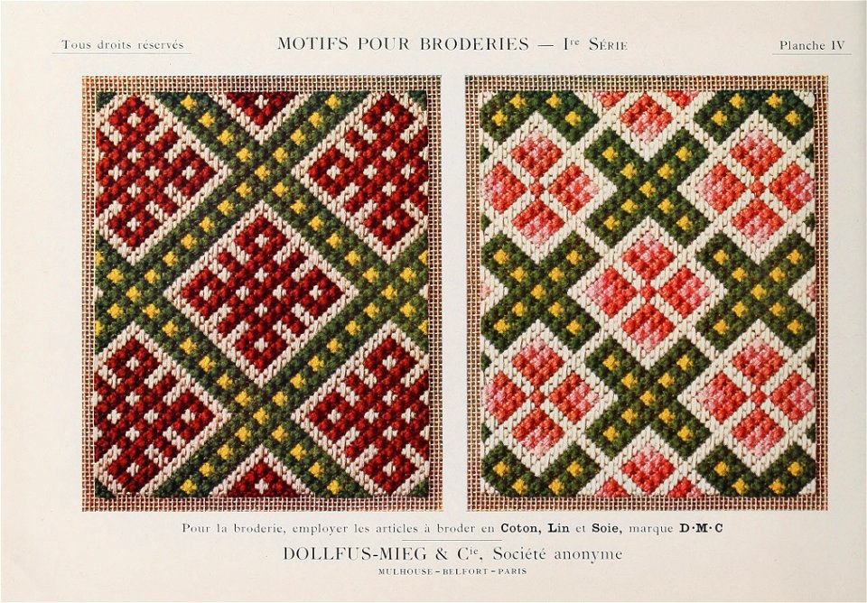 Motifs pour Broderies - 1re série - Planche 04