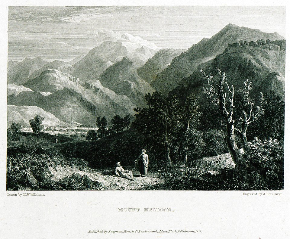Mount Helicon - Williams Hugh William - 1829