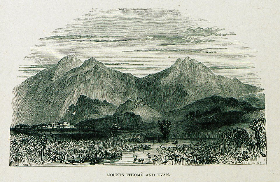 Mounts Ithome and Evan - Wordsworth Christopher - 1882 - Free Stock ...