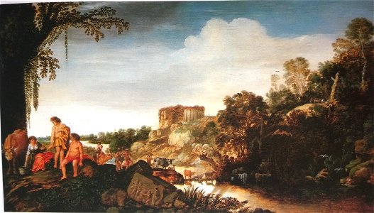 Moyses van Wtenbrouck - Landscape with Arcadian Scene