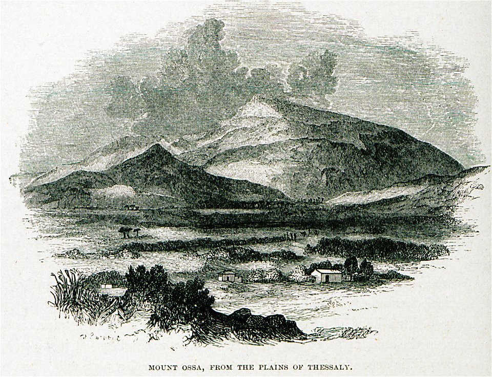Mount Ossa, from the Plains of Thessaly - Wordsworth Christopher - 1882
