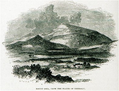 Mount Ossa, from the Plains of Thessaly - Wordsworth Christopher - 1882. Free illustration for personal and commercial use.