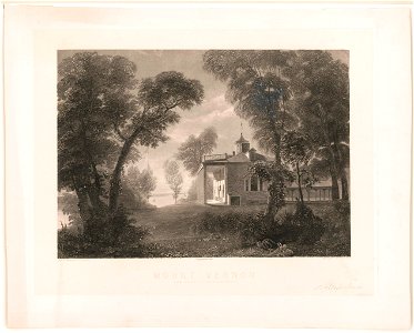Mount Vernon. The home of Washington - John G. Chapman N.A. painter ; Alfred Jones N.A. engraver. LCCN2004670686