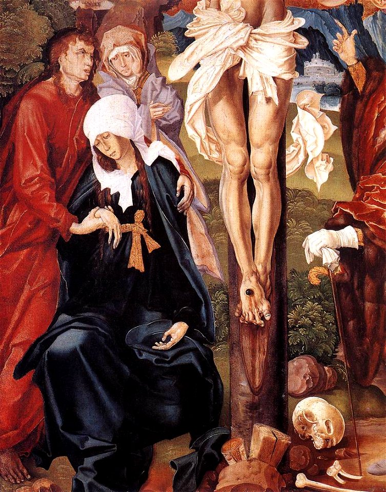 Master M S - The Crucifixion (detail) - WGA14345