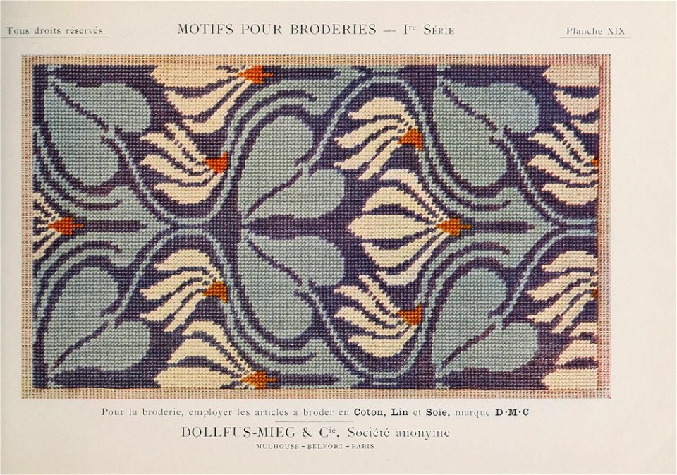 Motifs pour Broderies - 1re série - Planche 19