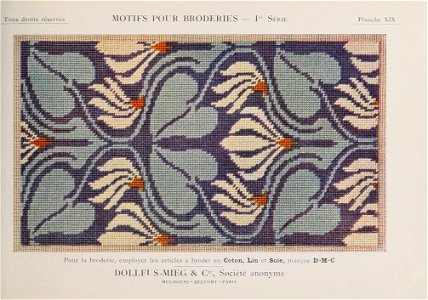 Motifs pour Broderies - 1re série - Planche 19