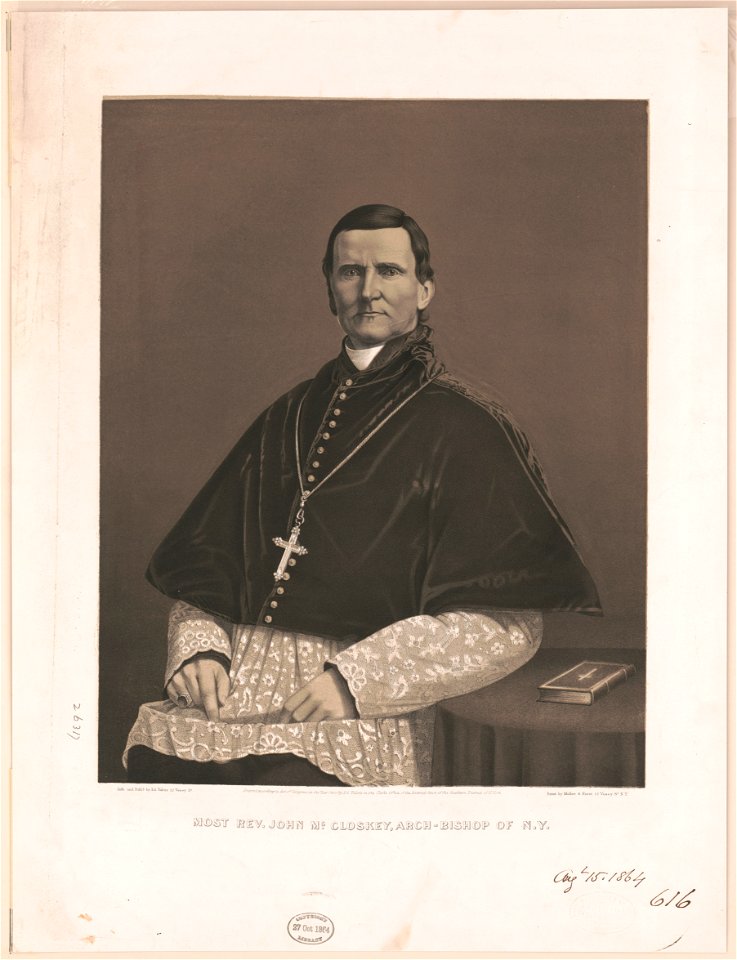 Most Rev. John McCloskey, Arch-Bishop of N.Y LCCN2004669502